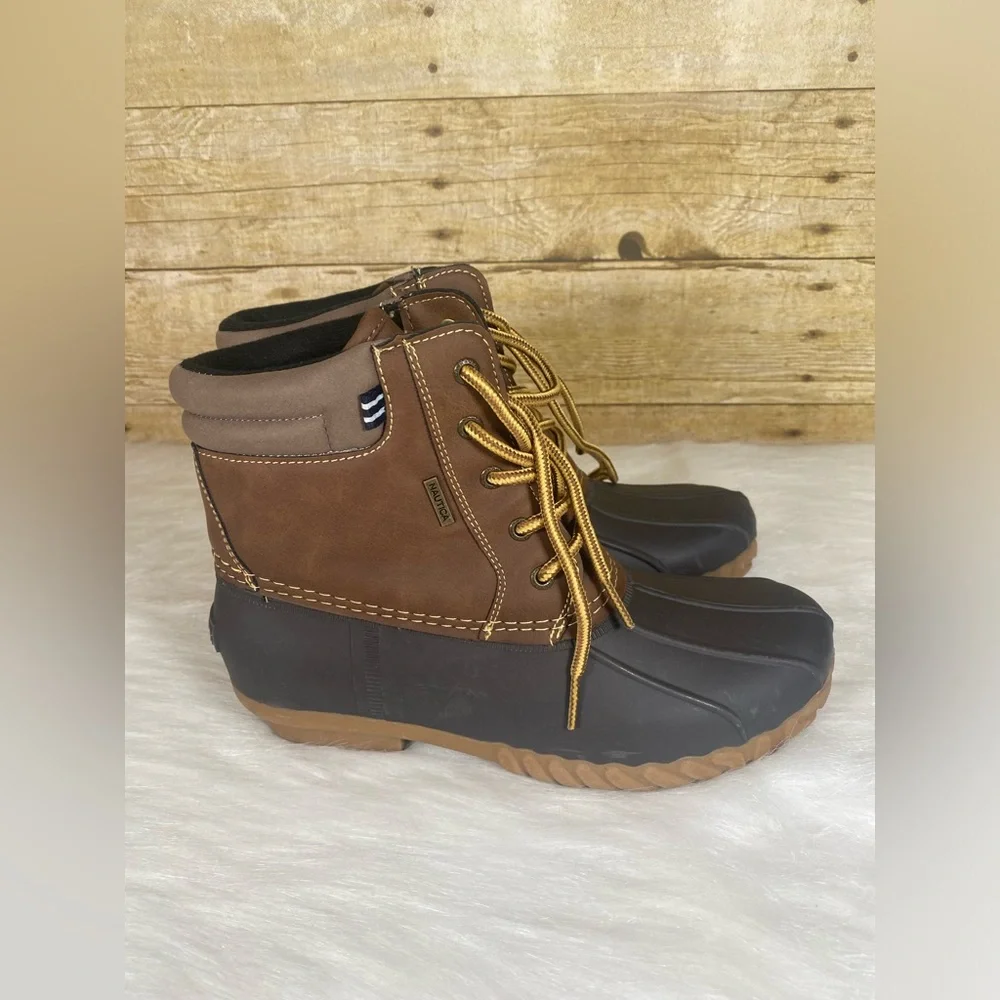 Nautica Channing Duck Boots Brown Size Youth  5